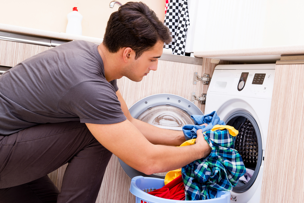 como economizar energia em apartamento - lavagem de roupas